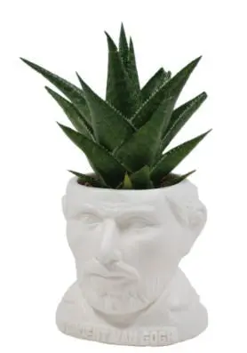 Unemployed Philosophers Guild Vincent van Gogh Ceramic Planter