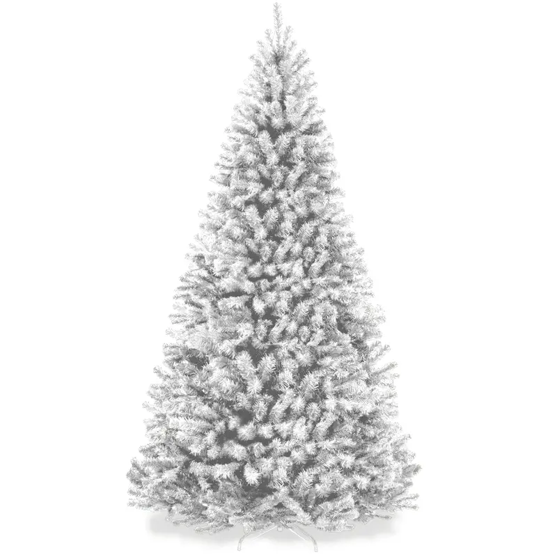 Unlit White Spruce Artificial Christmas Tree – Tool-Free Assembly