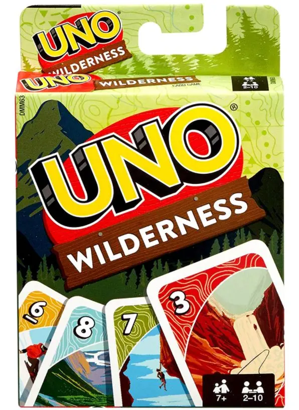 UNO Wilderness Edition – Themed Card Game for Outdoor Enthusiasts