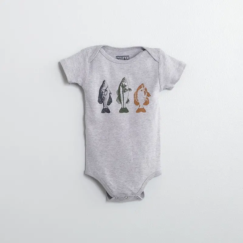 Vital Industries Fish Fry Infant One-Piece Outfit – Soft Cotton Romper