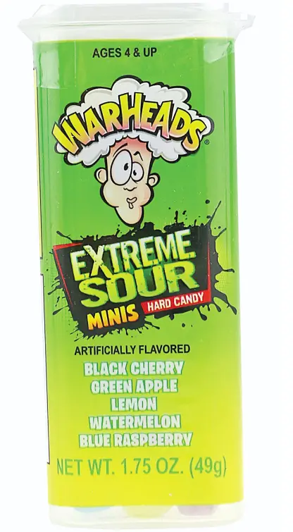 Warheads Junior Sour Hard Candy – Tangy Fruit-Flavored Treats for Kids