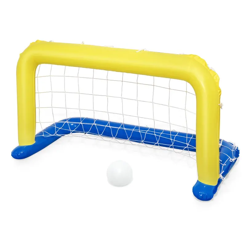 Water Polo Game Kit with Inflatable Balls and Goals for Pool Play
