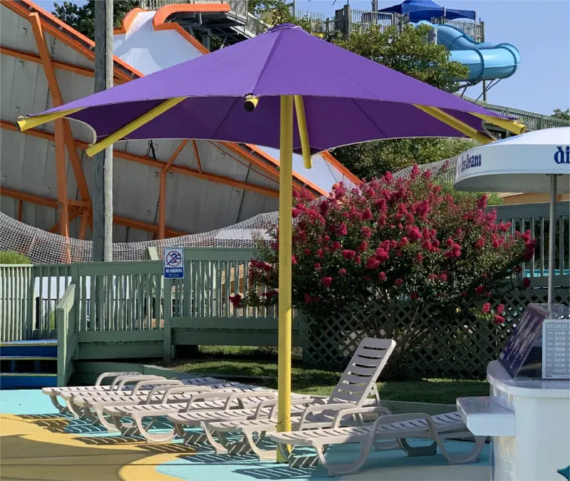 Waterloo Hexagonal Stationary Shade Umbrella