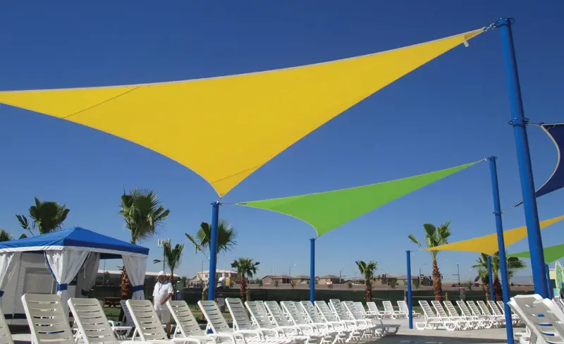 Waterloo Large Triangle Shade Sail – Heavy-Duty Coverage