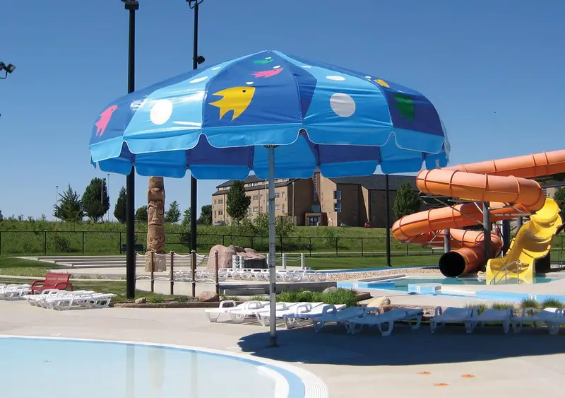 Waterloo Permabrellas Permanent Commercial Shade Structure