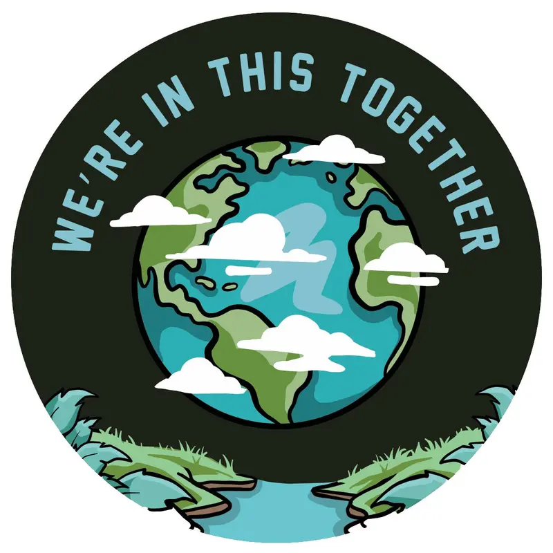‘We’re In This Together’ Motivational Outdoor Sticker