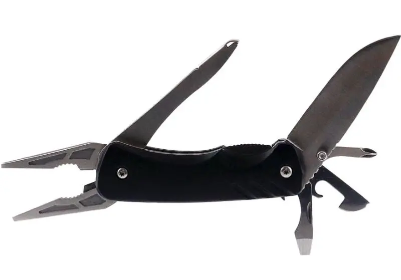 Wilcor Deluxe 4-Inch Multi-Tool with Integrated Knife