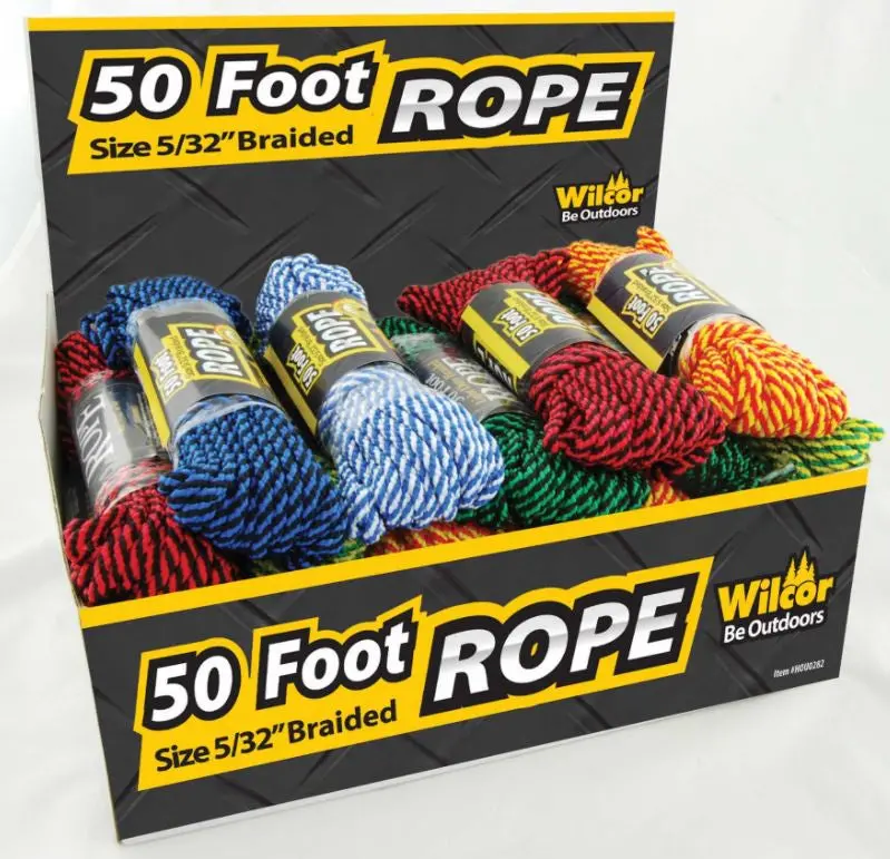 Wilcor Heavy-Duty Utility Rope – 5/32″ × 50″