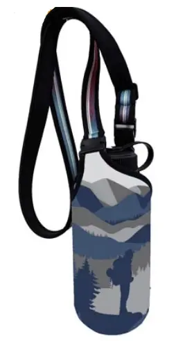 Wilcor Lightweight Water Bottle Shoulder Sling Carry Strap