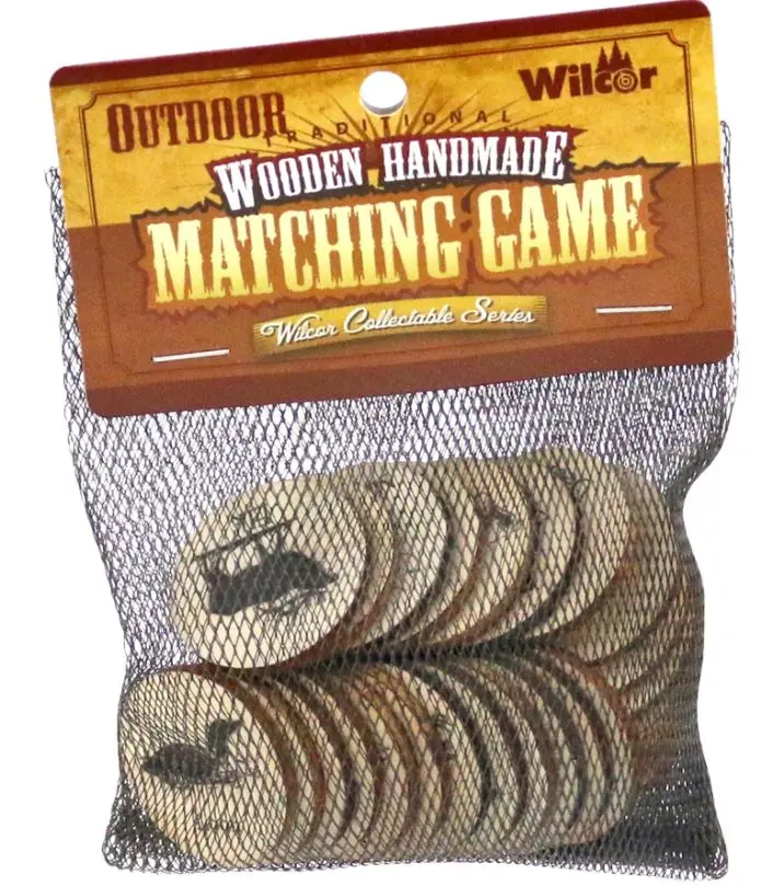 Wilcor Outdoor Matching Memory Game – Nature-Themed Cards