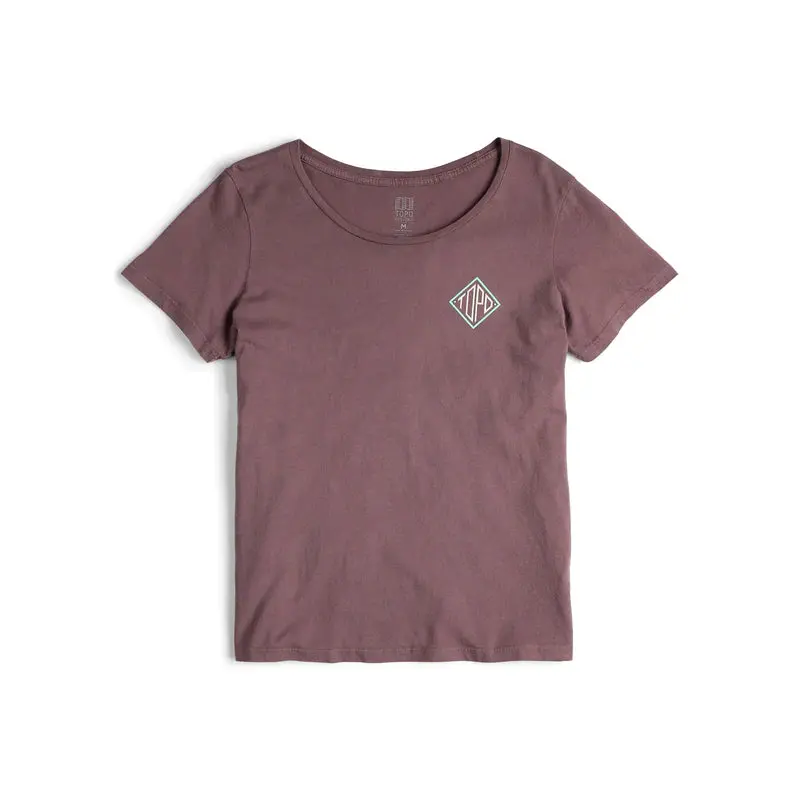 Women’s Diamond Print Short-Sleeve T-Shirt – Small