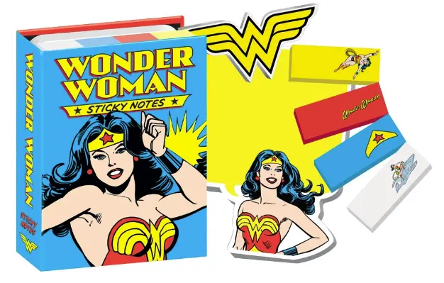 Wonder Woman Themed Adhesive Notes