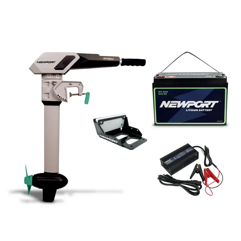 XTR Newport NT300 Stern Tiller Motor Kit – 36V, 48Ah Battery System