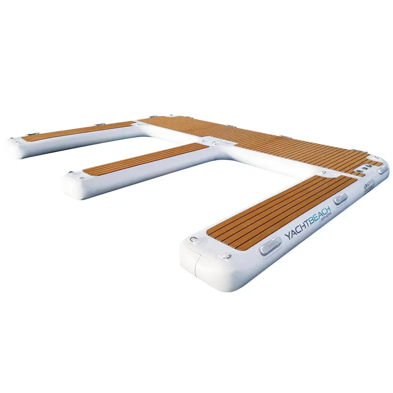 Yachtbeach 4.10 Double Jet Ski Dock – 13’6″ x 10′ Heavy-Duty Floating Platform