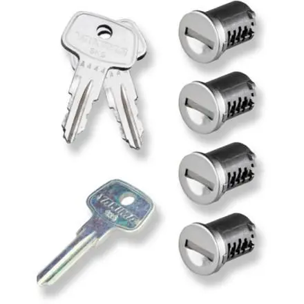 Yakima SKS Lock Cores – Set of Four Secure Keyed-Alike Lock Cylinders
