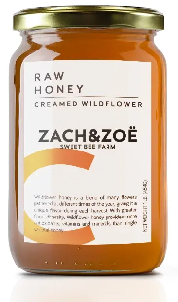 Zach & Zoe Raw Wildflower Honey – Small-Batch Artisan Honey