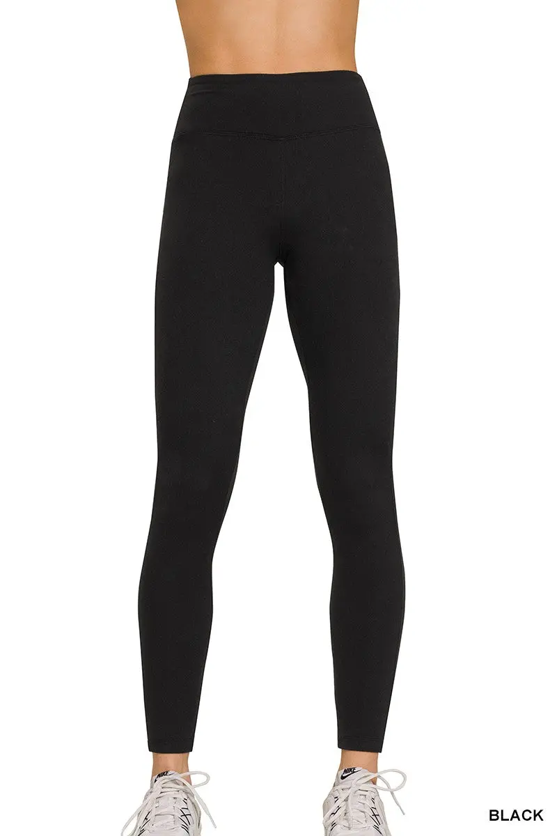 Zenana Regular & Plus-Size Soft Microfiber Leggings